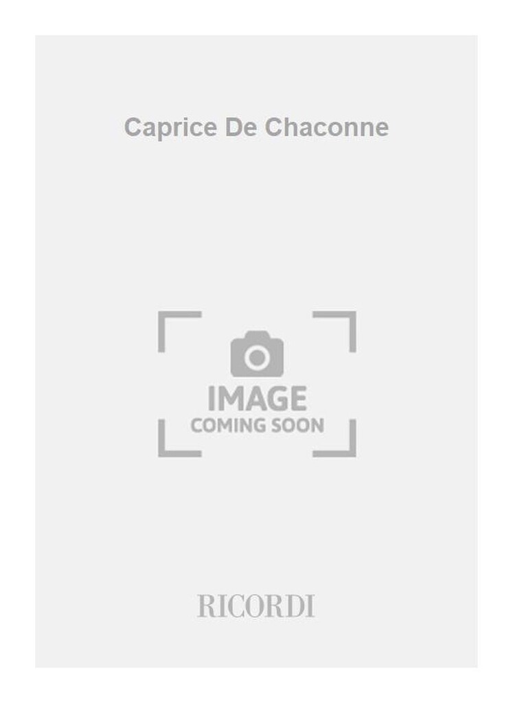 Caprice De Chaconne
